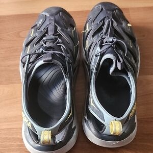 Hoka Black and Yellow Men's Sandals